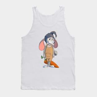 Bunny with Carrot Tank Top